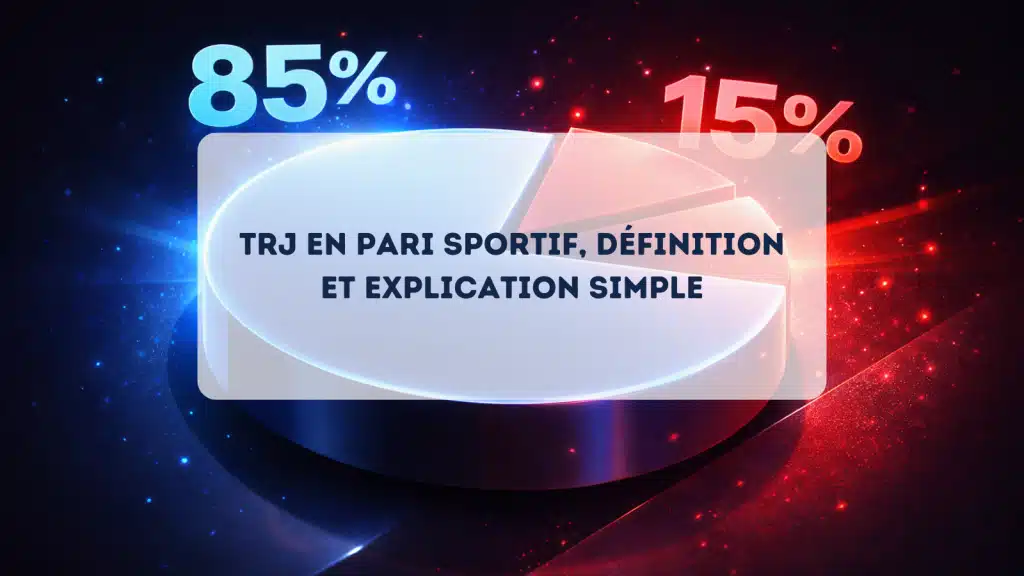 Graphique TRJ 85% contre 100% illustration marge bookmaker en pari sportif