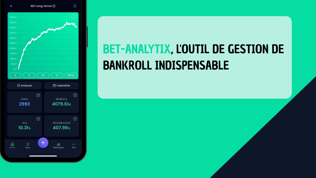 Article sur Bet-Analytix, outil de gestion de bankroll